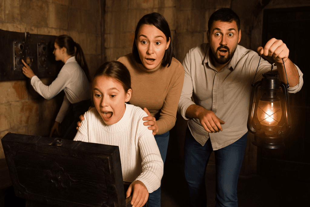 Familia en escape room