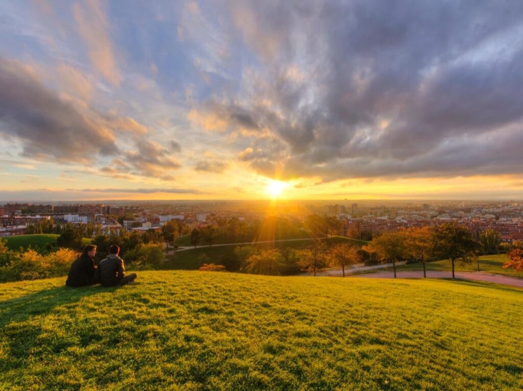 Parque de las siete tetas en Madrid