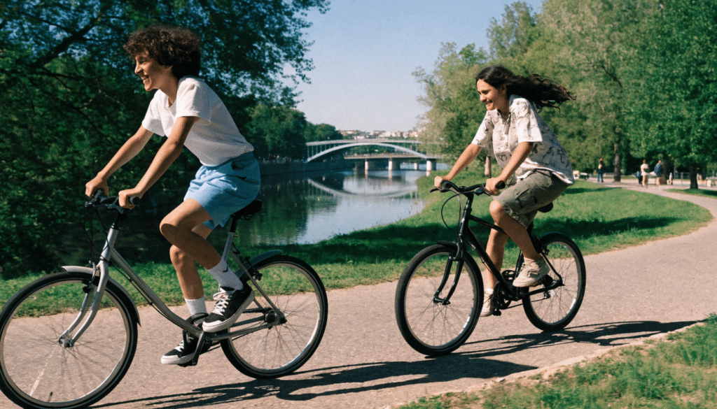 ruta en bicicleta en Madrid para adolescentes