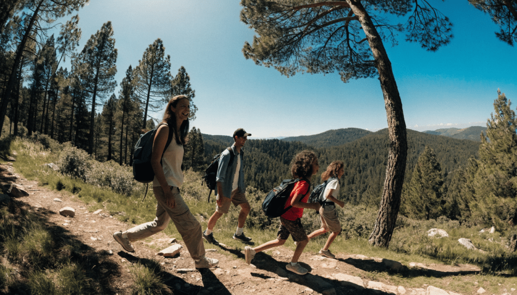 excursión a la sierra de madrid en familia